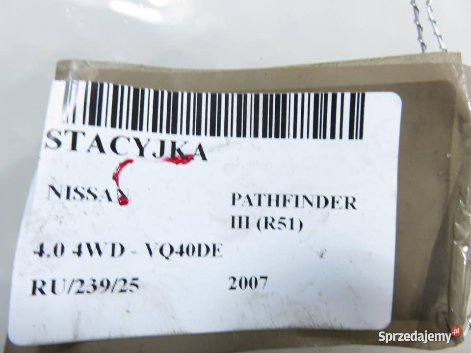 STACYJKA NISSAN PATHFINDER R51 28590C9968 osobowe