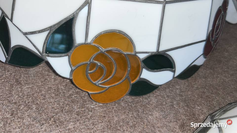 Lampa witrażowa do powieszenia