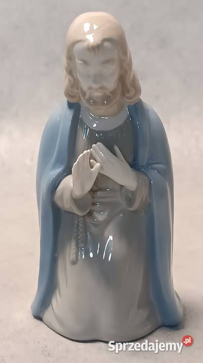 LIPPELSDORF Porcelanowa Figura Jezusa Jezus Dobrzany
