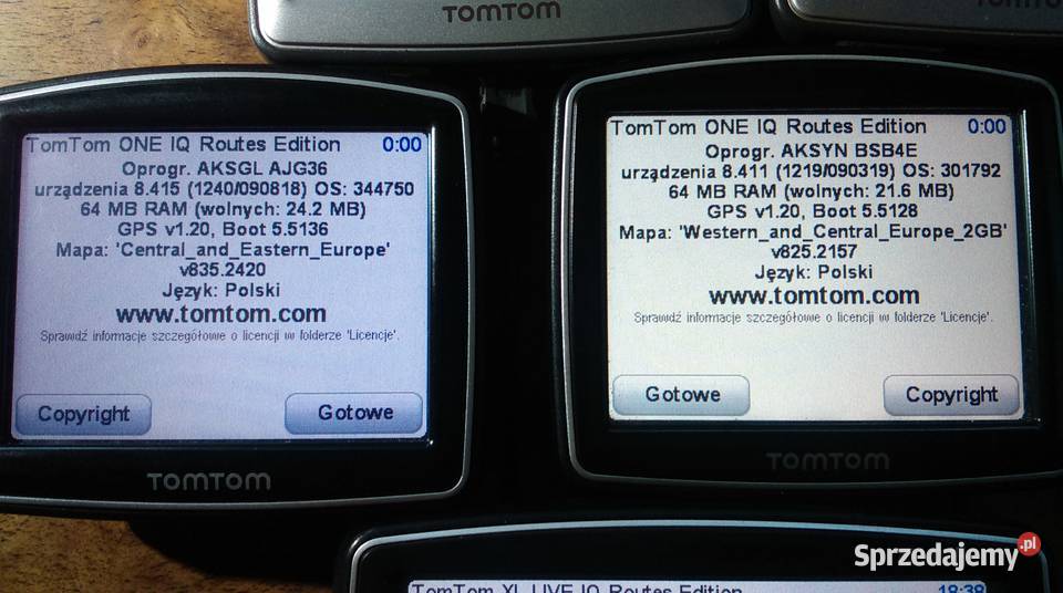 TOMTOM ONE IQ Routes Edition Live pakiet 5 sztuk Warszawa sprzedam