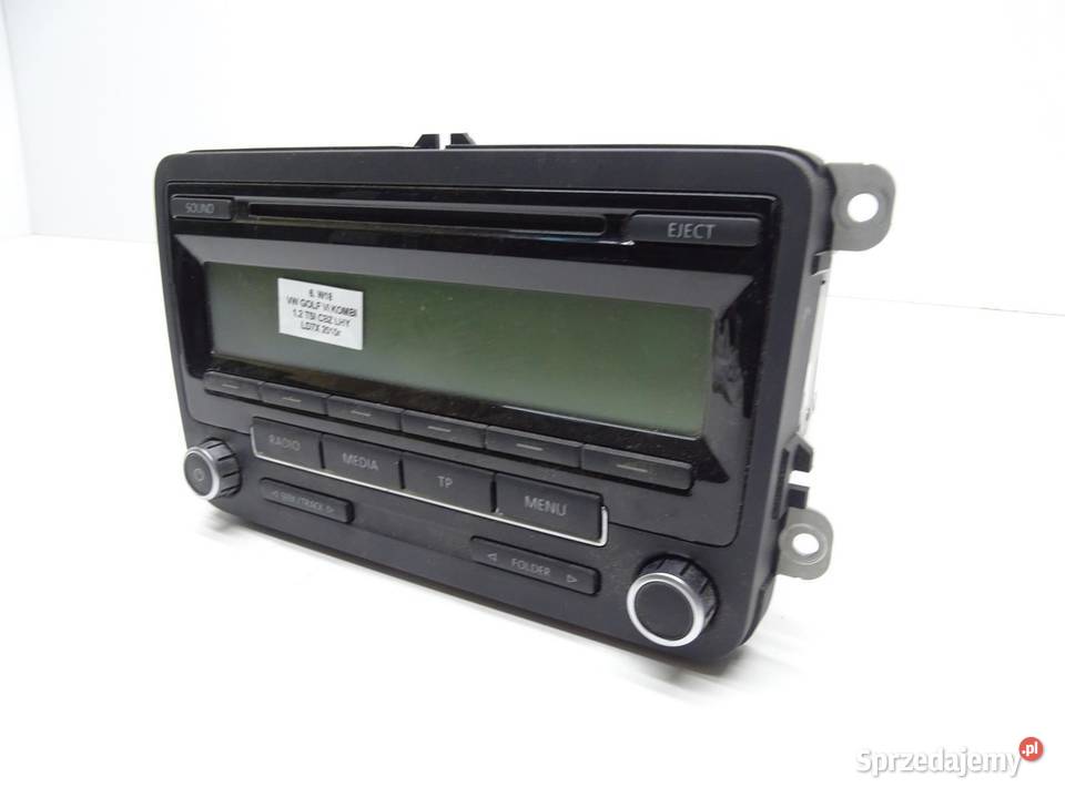 RADIO RADIOODTWARZACZ CD 1K0035186AA VW GOLF VI Sprzęt audio fabryczny