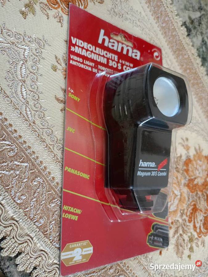 Lampa HAMA do kamer wideo Vintage 8090 Drawski Młyn