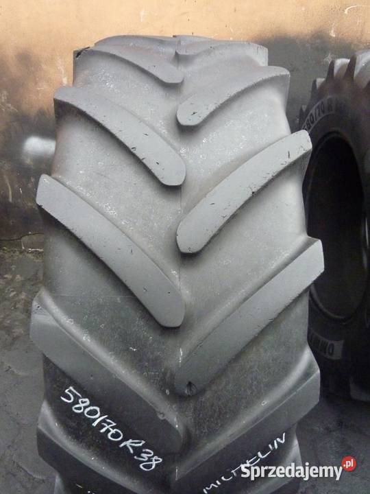 2x Opona używana rolnicza 58070R38 MICHELIN 1300 podlaskie Zaścianki