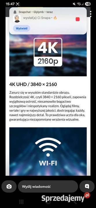 Sprzedam telewizor Chojnice