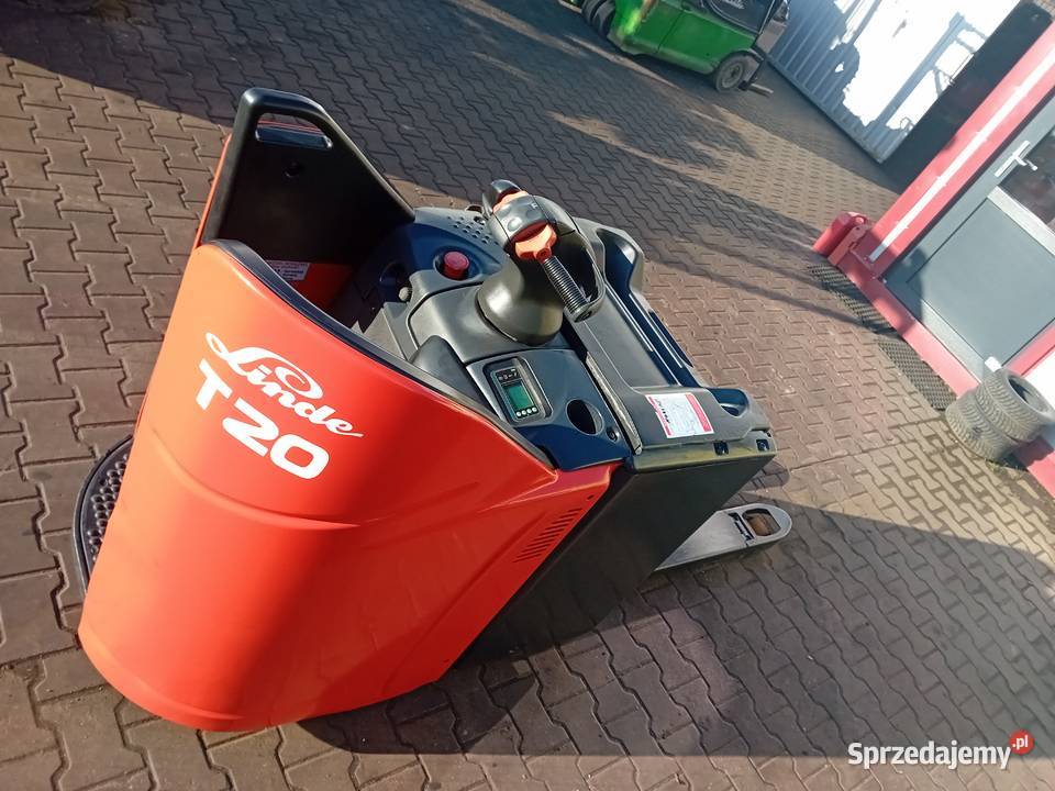 LINDE T20 WÓZEK PALETOWY RYDWAN PALECIAK Wodziczna