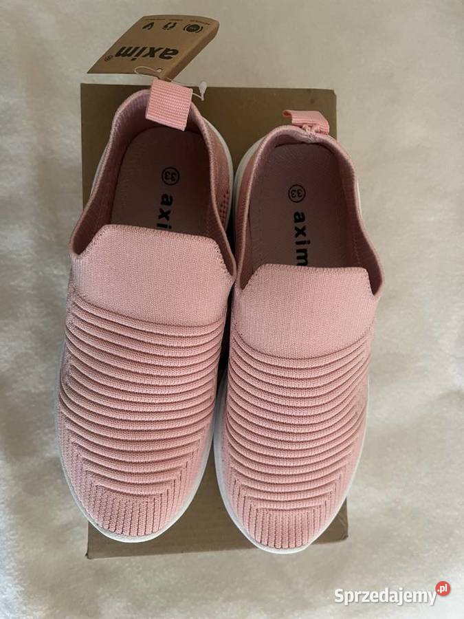 Wsuwane buty sportowe Axim 24454 Różowe 33 21 21cm sprzedam
