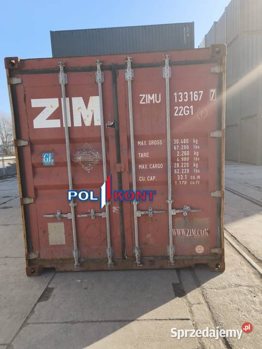 Kontener morski 6 metrowy 20 DV Pewny Kontener Siedlce
