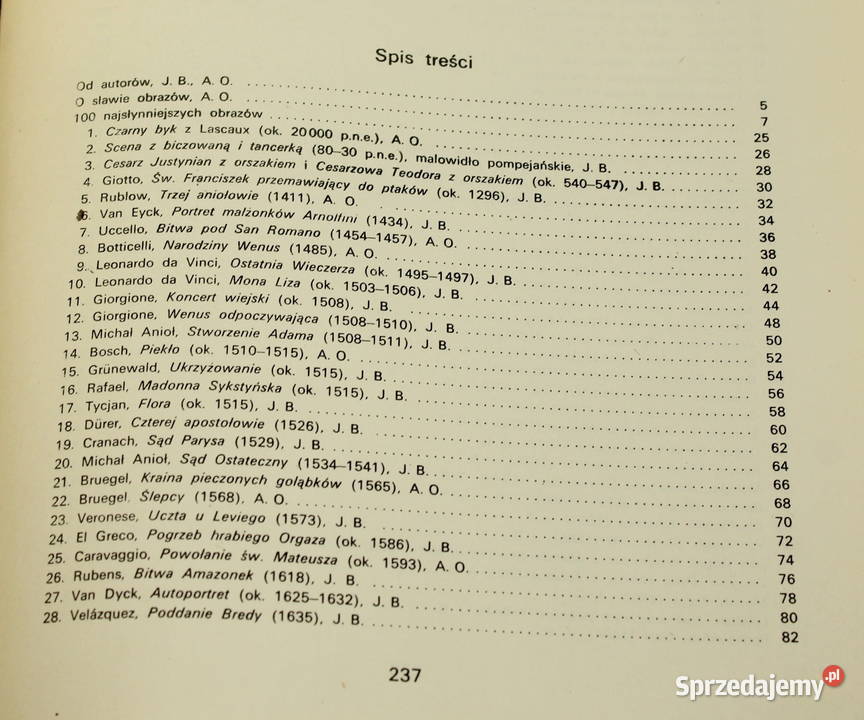 100 NAJSŁYNNIEJSZYCH OBRAZÓW Buszyński js Osięciny