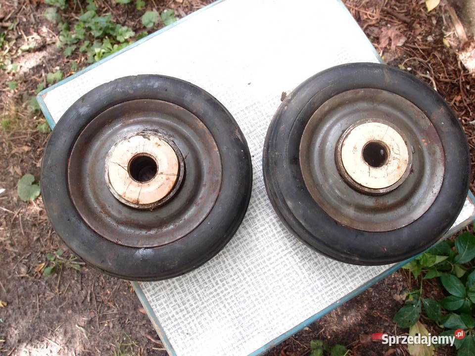 Kółka 16060 gumowo metalowe pełne łódzkie