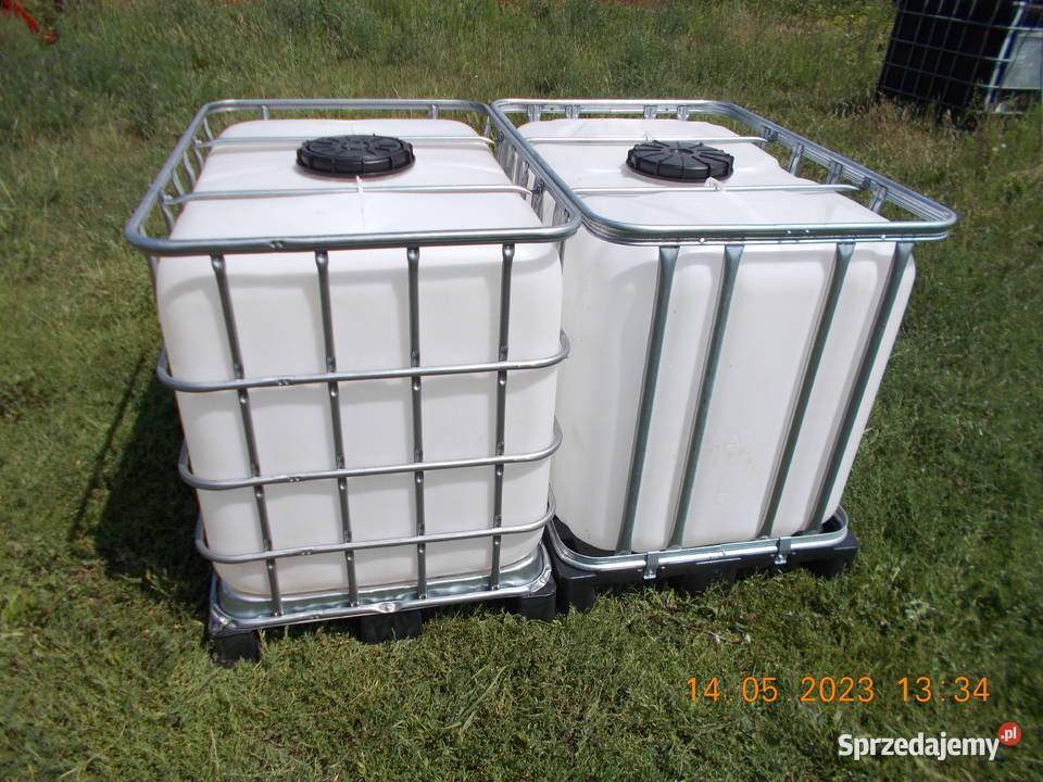 zbiornik 600 1000 l paletopojemnik beczka mauzer Zbiorniki Łubianka