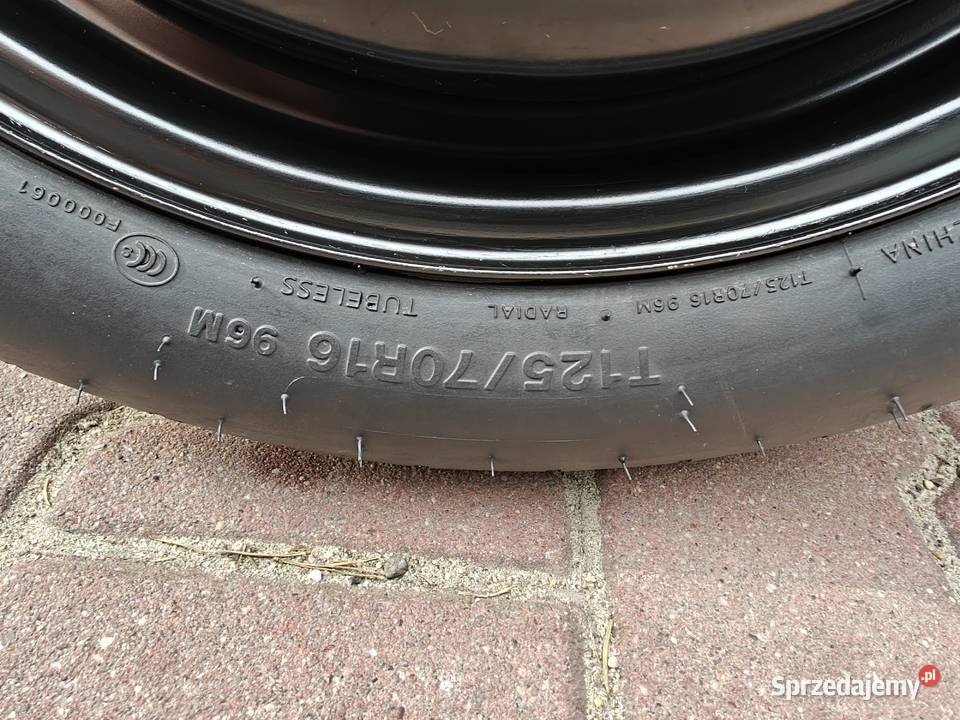 Koło dojazdowe 16 grupa VW 5x100 śląskie Chorzów