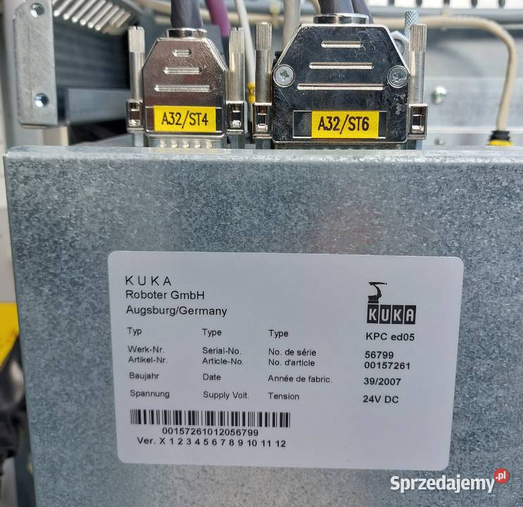 Robot przemysłowy KUKA KR360 2007R Sterowanie Biznes i Przemysł lubuskie Gorzów Wielkopolski