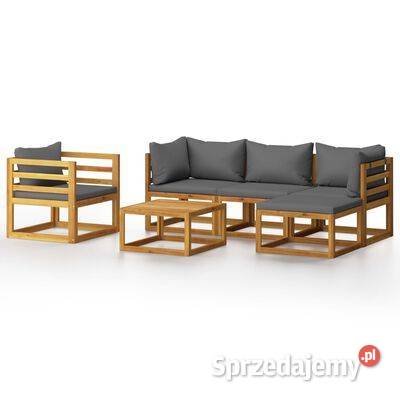 vidaXL 6cz zestaw wypoczynkowy do ogrodu Warszawa