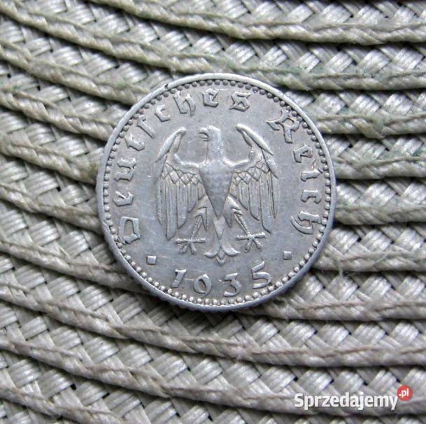Niemcy 50 Reichspfennig 1935r J Kalisz