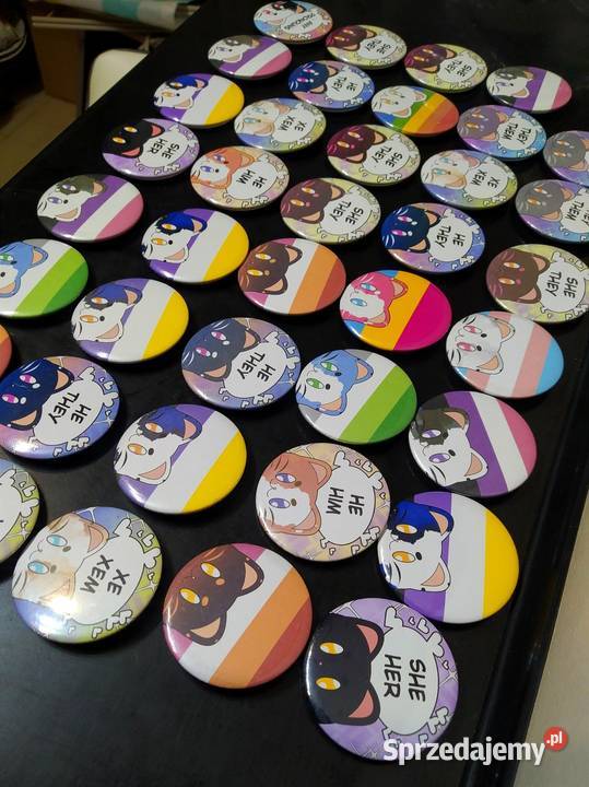 Przypinki anime komplet 39 Kraków sprzedam