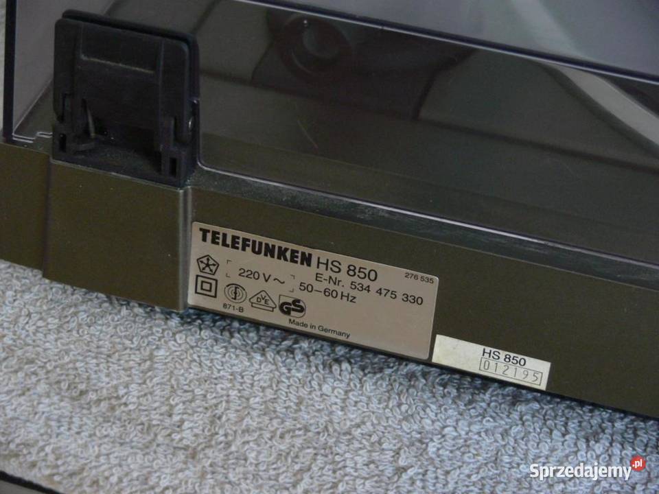 Gramofon Telefunken HS850 Direct Drive automat Gramofony Jasło sprzedam
