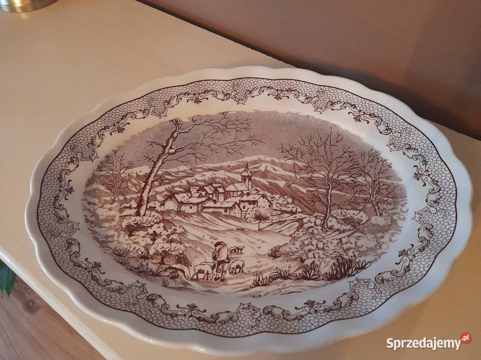 Ceramiczny półmisek Swiss Landscape Made In Koło sprzedam