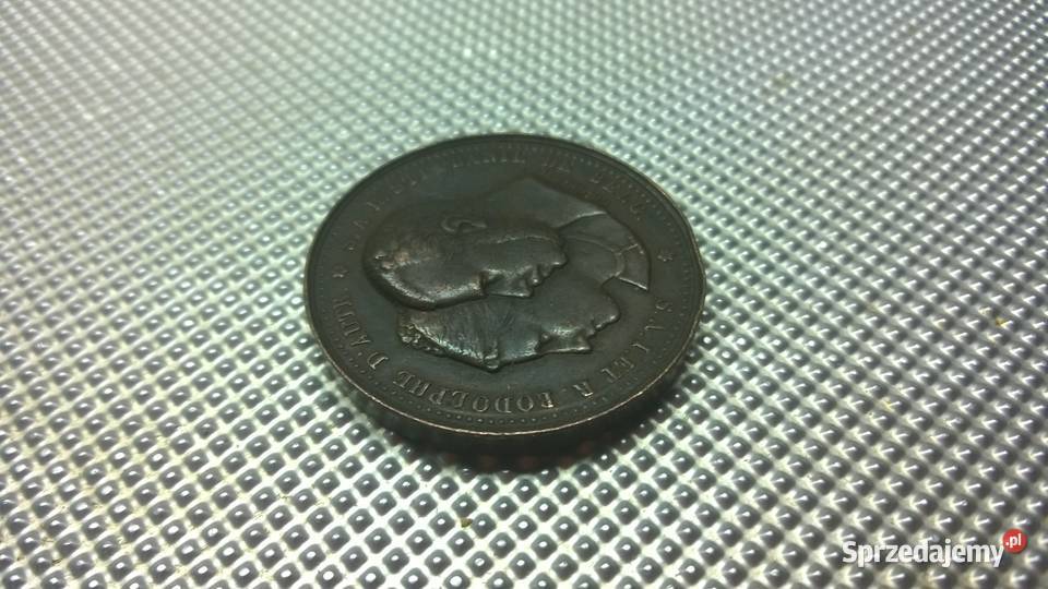 MEDAL BELGIA ŚLUB ksSTEFANII i aks RUDOLFA mazowieckie Warszawa