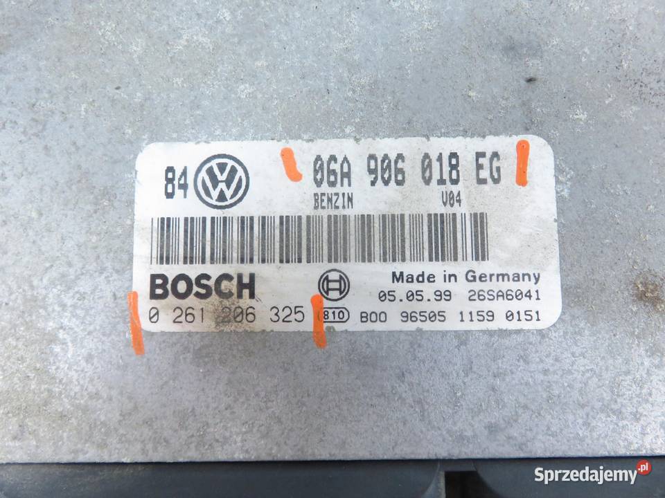 STEROWNIK VW BORA 2 APK 06A906018EG 0261206325 osobowe