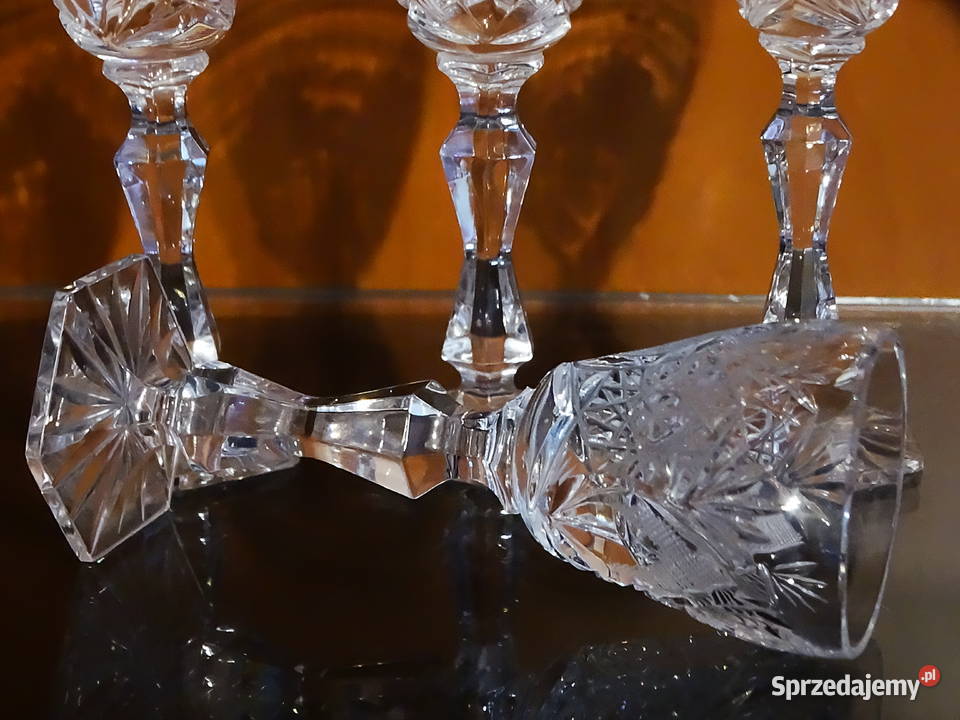 Kryształowe kieliszki do serwowania alkoholi Biłgoraj