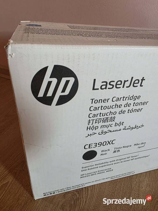 TONER HP CE390XC NOWY ORYGINALNY mazowieckie Płock sprzedam