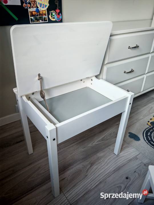 Ikea Sundvik biurko i krzesło IKEA białe zestaw Pokój dziecięcy