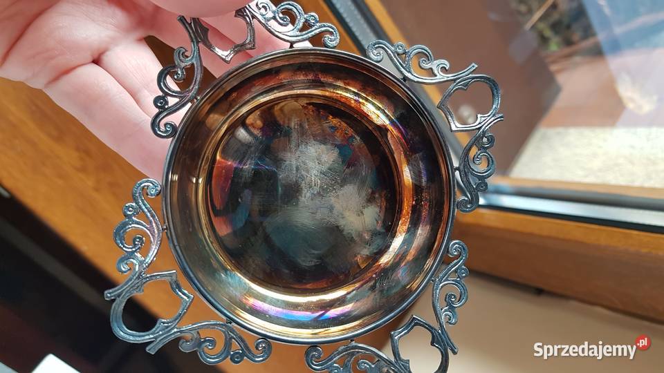 Platerowana popielniczka czarka Resovia Rzeszów śląskie Dąbrowa Górnicza