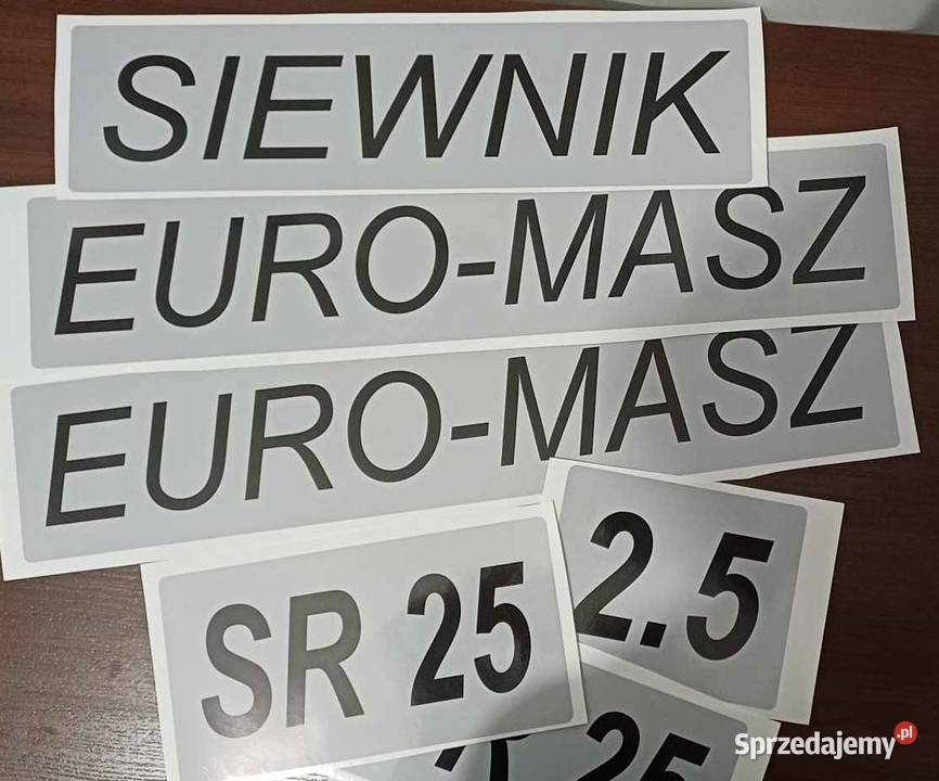 Naklejki na maszyny budowlane rolnicze naklejki Kraśnik