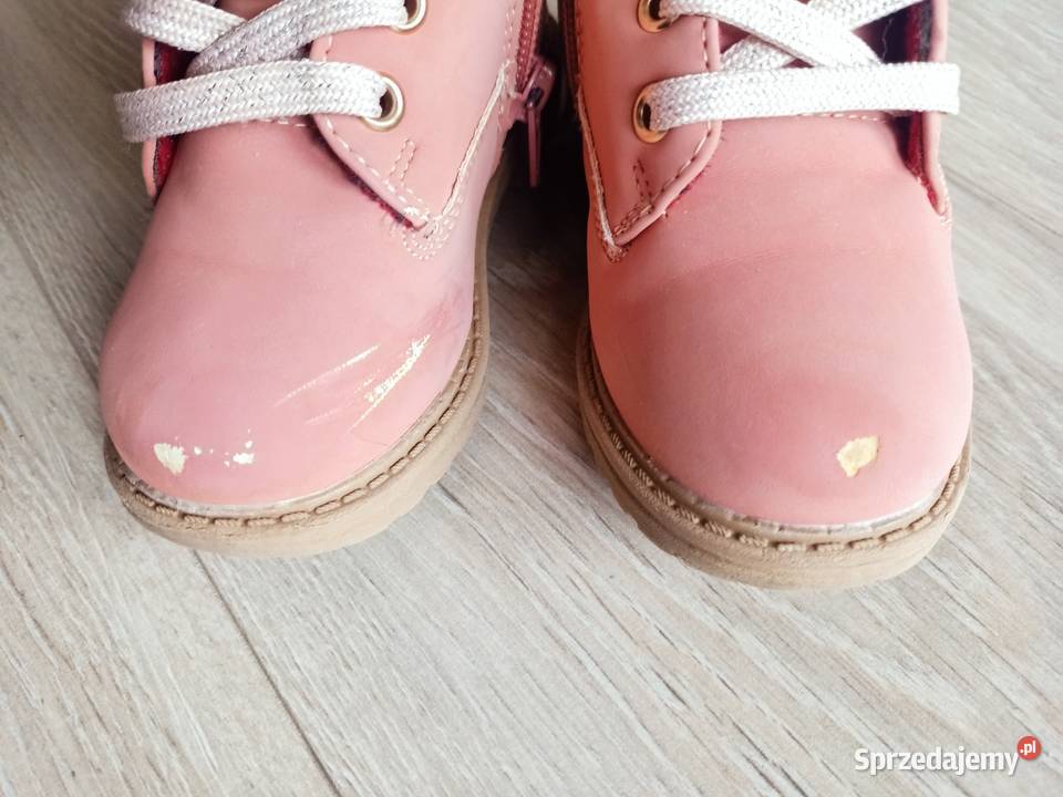 Buty trekkingowe trzewiki dziecięce różowe 24 mazowieckie