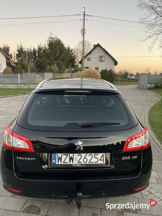 Peugeot 508 sw kombi 20 panorama hak lakier metallic Strykowice Górne