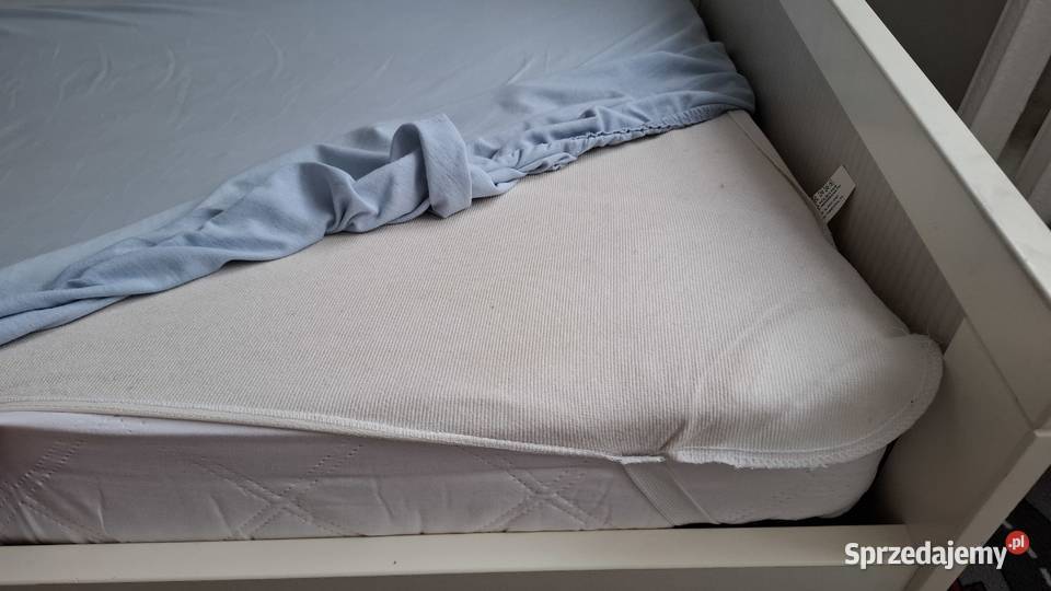 Łóżko dziecięce z barierką materacem IKEA Czeladź