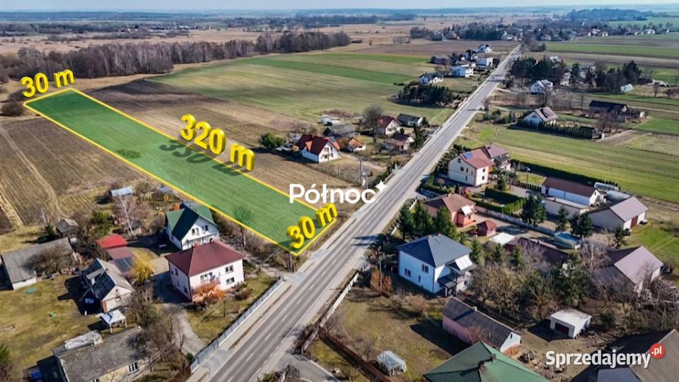 7816 m z potencjałem zabudowy gm Borki