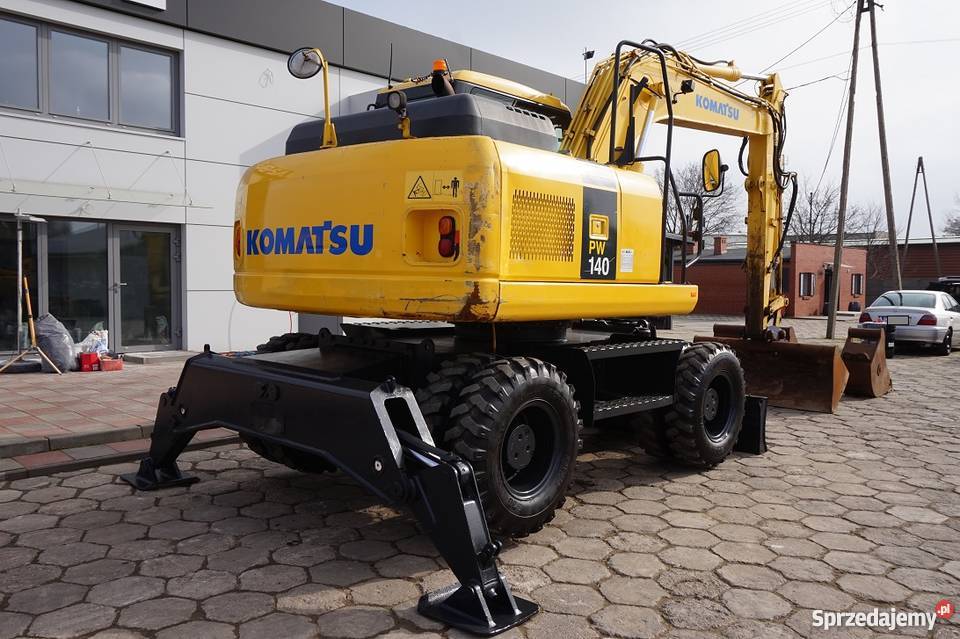 KOPARKA KOŁOWA MARKI KOMATSU PW 1407 Koparki Koparki Tuliszków