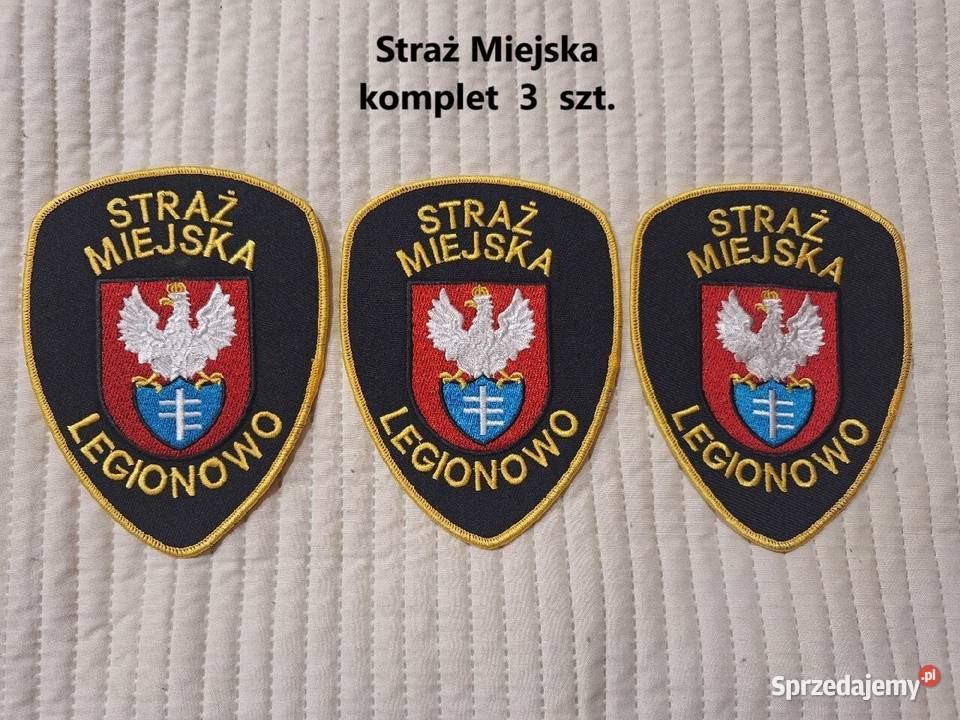 Naszywki Straż Miejska Legionowo emblematy