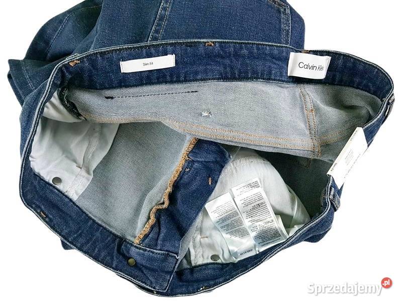 Męskie jeansy Calvin Klein Slim Narrow Low Rise Tarnowskie Góry sprzedam