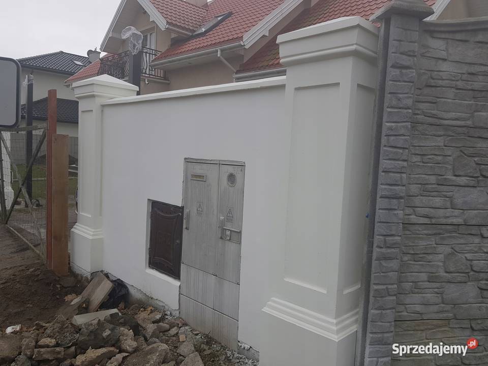 Piękne Stylowe Słupy Dworkowe Pałacowe Boniowane Kraków