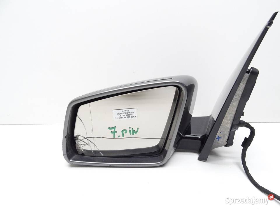 LUSTERKO LEWE LEWY PRZÓD PRZEDNIE MERCEDES W246 Lusterka zewnętrzne małopolskie