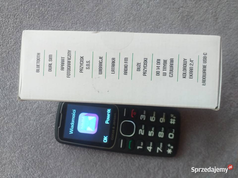 GTZE JENSEN GFE303 GoTZE telefon sos seniora gfe Pozostałe świętokrzyskie