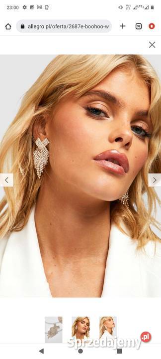 ASOS Wytworne Bogato zdobione kolczyki