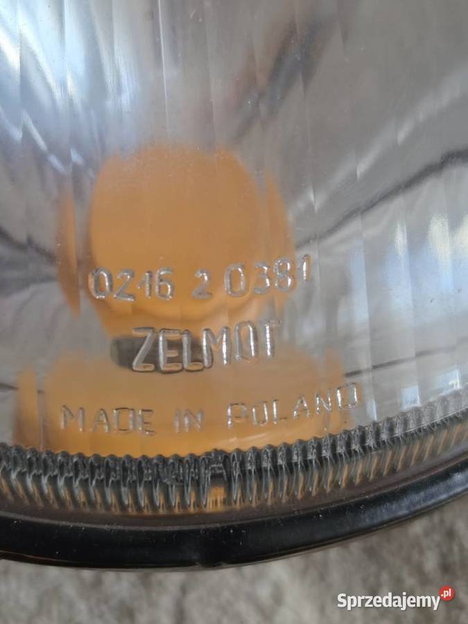 Reflektor lampa przód zelmot Nysa Syrena Żuk Gdańsk