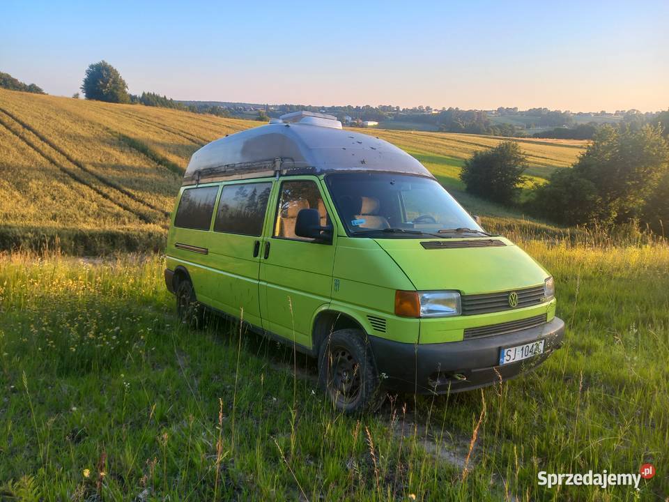 Vw t4 25 tdi syncro kamper 4x4 z klimatyzacja Miechów