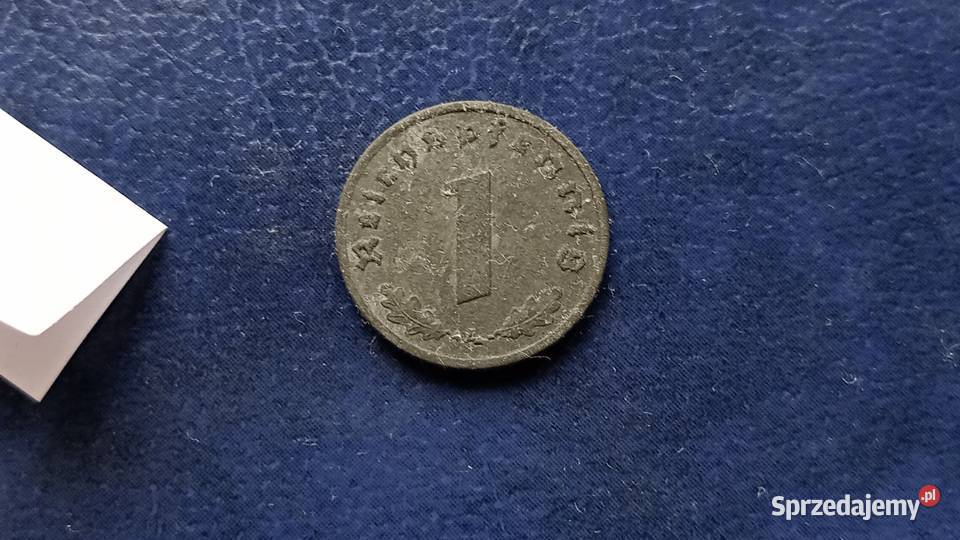 Stare monety 1 fenig 1944 Niemcy podkarpackie Lesko sprzedam