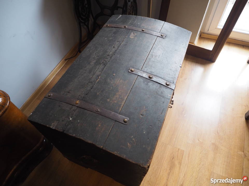 Kufer Skrzynia Antyk Meble śląskie