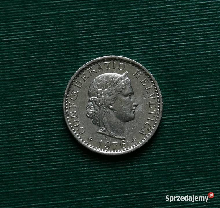SZWAJCARIA 20 rappenów 1976r śląskie Gliwice