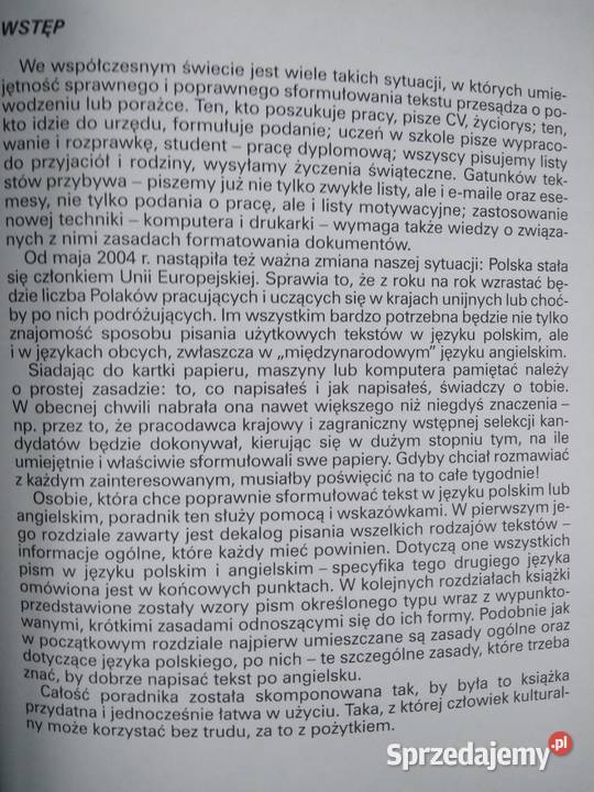 Poradnik pisać angielsku książki księgarnie Warszawa sprzedam