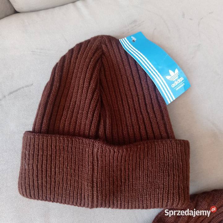 Brązowa nowa czapka Adidas Lubartów