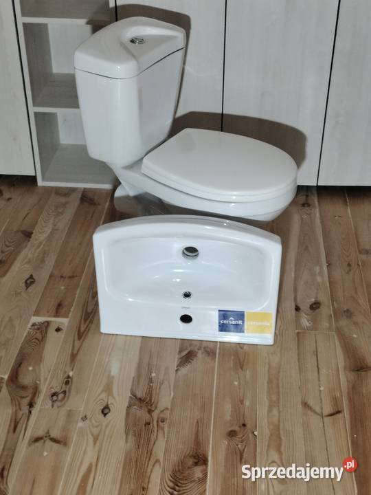 Umywalka Cersanit i WC kompakt Nowe komplet Gorzów Wielkopolski