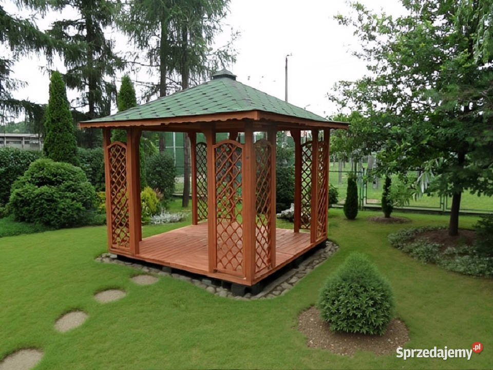 ALTANA 3 DREWNIANA KWADRATOWA 3x3 OGRODOWA sprzedam