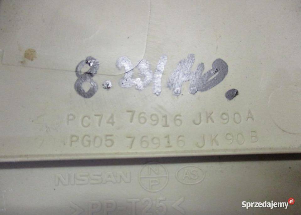 PLASTIK OSŁONA SŁUPKA LEWA INFINITI G35 0708 osobowe Nowy Tomyśl