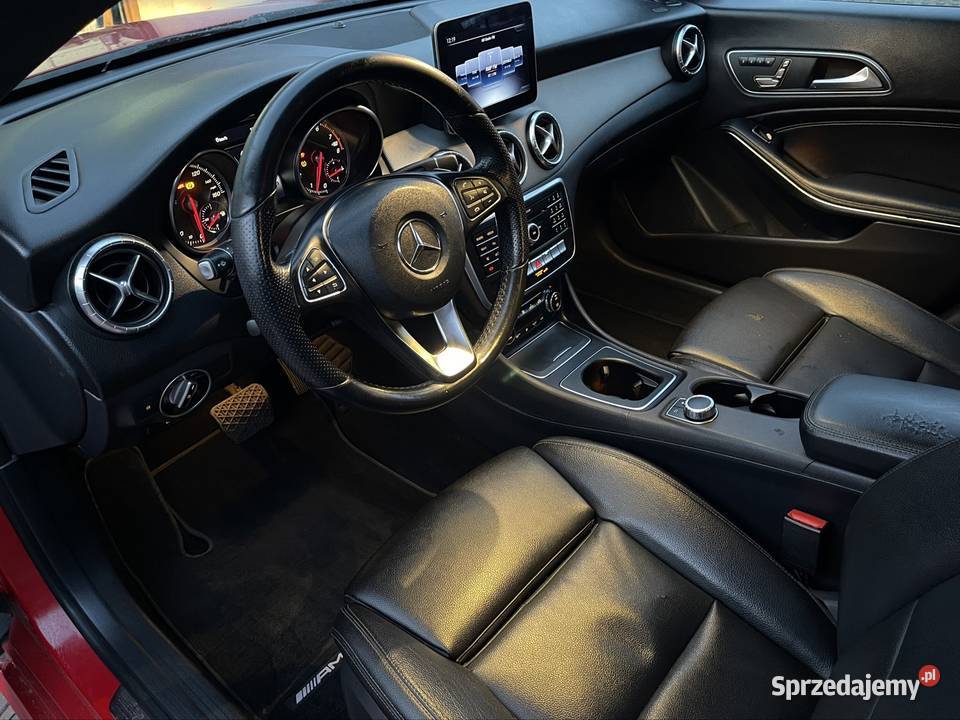 Mercedes Cla 250 benzyna automat 211 koni USA czerwony Mercedes-Benz śląskie Częstochowa
